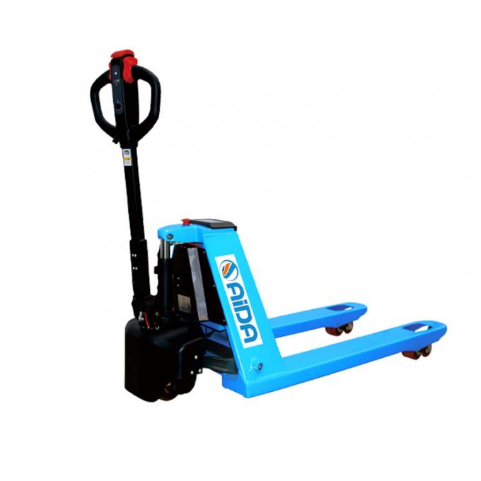 핸드 홀드 2톤 전기 팔렛 트럭 잭 포크 리프트 DC 모터 190mm 리프트 높이 0