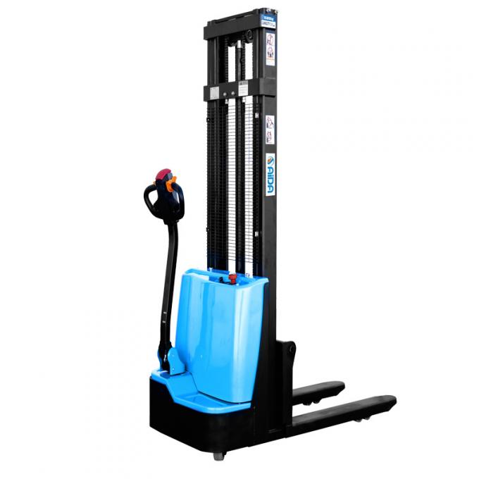 전기 보행자 팔레트 스택 트럭 1.5톤 승강장 3000mm 0