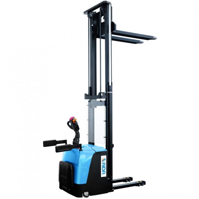 전기 스택러 승강장 5500mm 높이 PLC 제어 자동 전기 도달 스택러 2