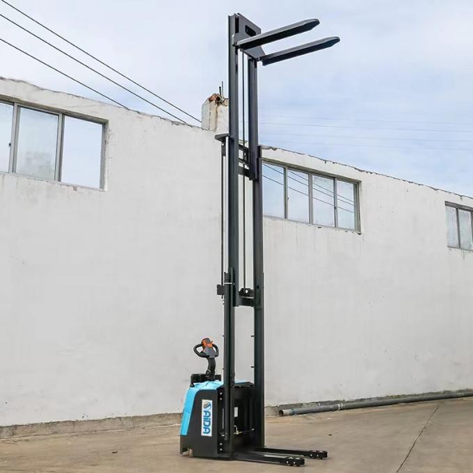 ISO 인증을 받은 전동 스택러 포크리프트 1000kg 용량 3