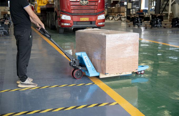 수동 팔레트 트럭 잭 2000kg 550mm 포크 너비 팔레트 잭 3000kg 4