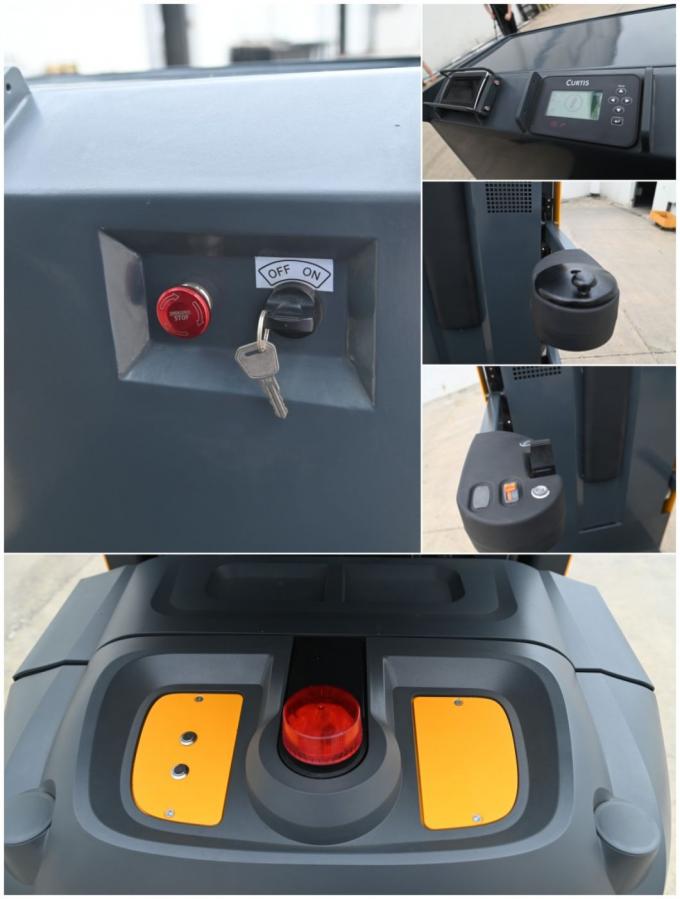 ISO 인증 OEM 창고 500kg 주문 픽커 포크리프트 플랫폼 전기 포크리프트 트럭 3