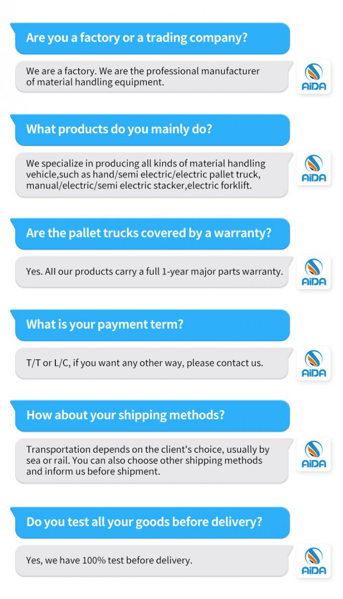 서 있는 드라이브 팔레트 리퍼 더 긴 사용 시간 더 강한 리프팅 능력 전기 포크 리프트 완전 전기 스택 14